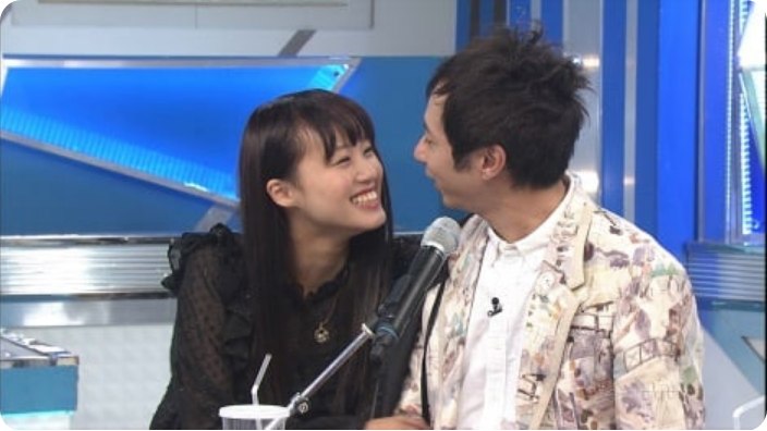 いしだ壱成と飯村貴子のバラエティー番組共演