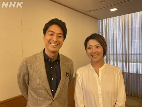 西阪太志アナのインタビュー写真