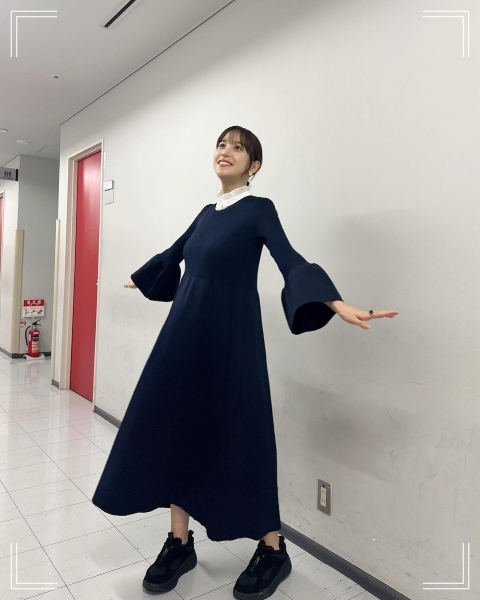 妊娠中の鷲見怜奈さん