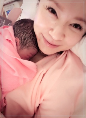 鈴木亜美、第1子