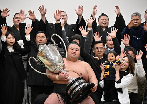 貴景勝さん優勝
