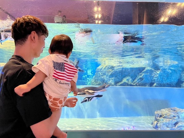 小野寺太志さんと子供
