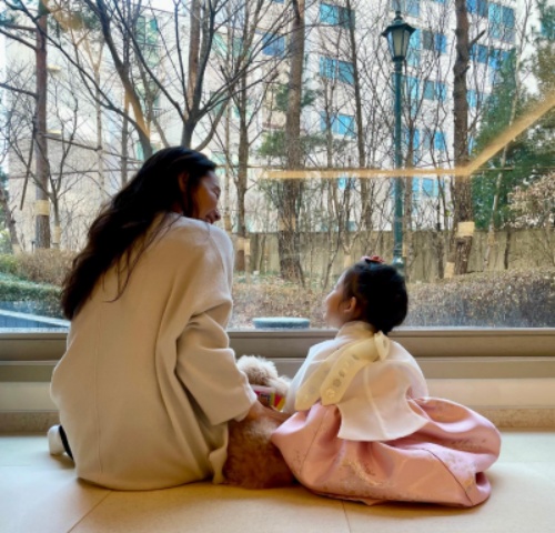 チェジウさんとルアちゃん