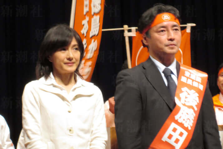 水野真紀さん不在の選挙戦