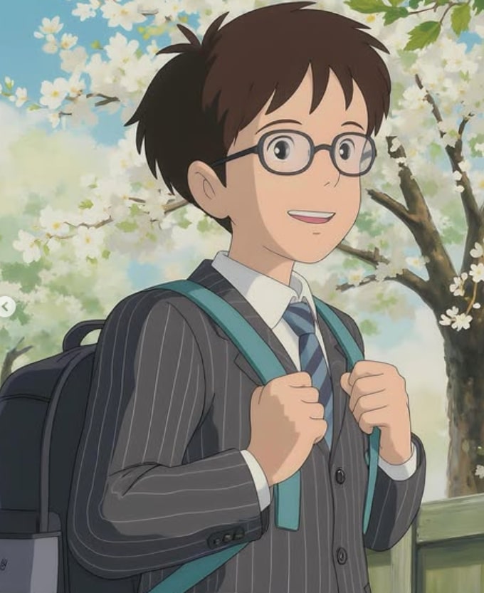 鈴木あきえさんジブリ風長男