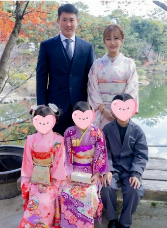 堂林翔太の家族写真