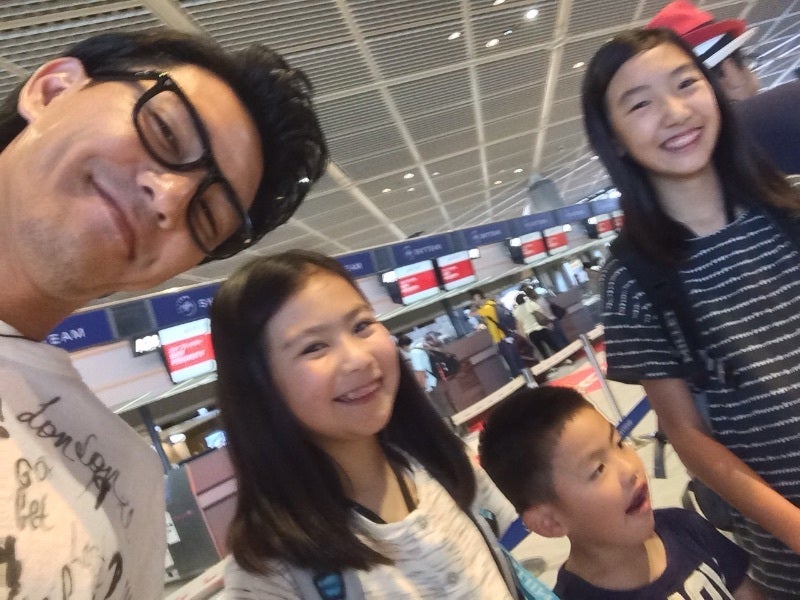 金子昇さんと三人のお子さん