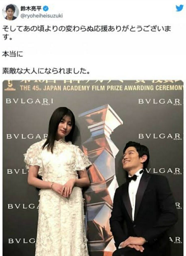 吉川愛の熱愛噂8人目・鈴木亮平との再会投稿