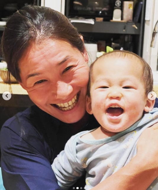 伊達公子さん、お世話になった知人の息子さんと