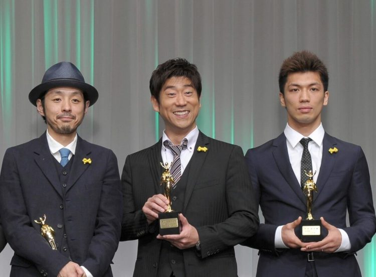 2014年ベストファーザー賞を受賞した村田諒太さん