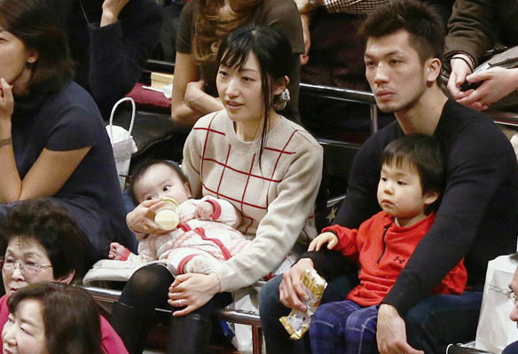 村田諒太さんと家族