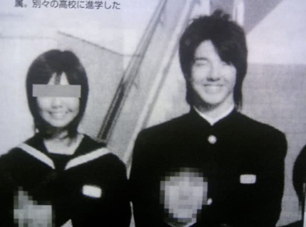 石川遼さん学生時代の奥様と