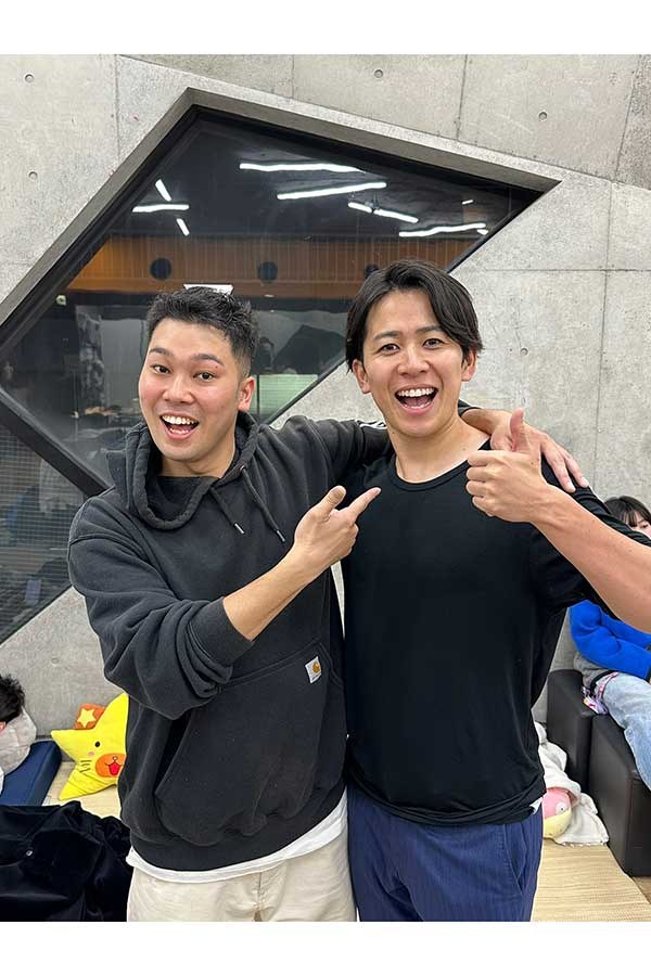 相方の狩野大さんとバリカタ友情飯の松下遼太郎さん